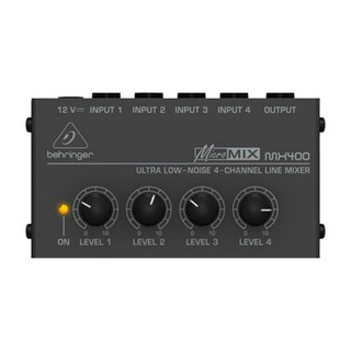 【六絃樂器】全新 Behringer MICROMIX MX400 口袋型四軌混音器 / 工作站錄音室 專業音響器材