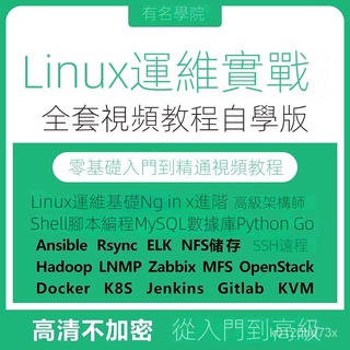 【精品敎程】Linux運維頻道敎程Docker/K8S/ELK/架構師Shell指令碼程式設計實戰課程