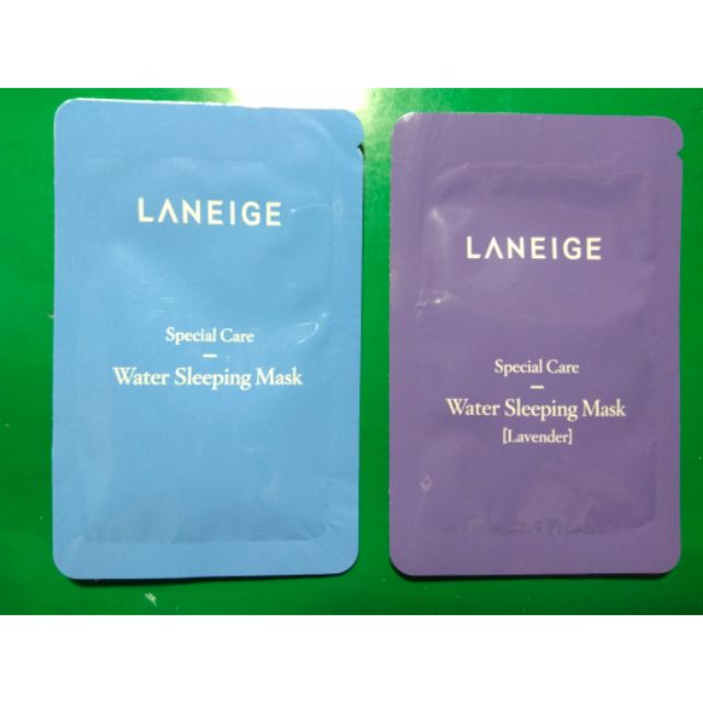 LANEIGE 蘭芝 睡美人香氛水凝膜-保濕淨亮/睡美人香氛水凝膜-舒緩鎮靜/睡美人香氛水凝膜-淨亮保濕升級版