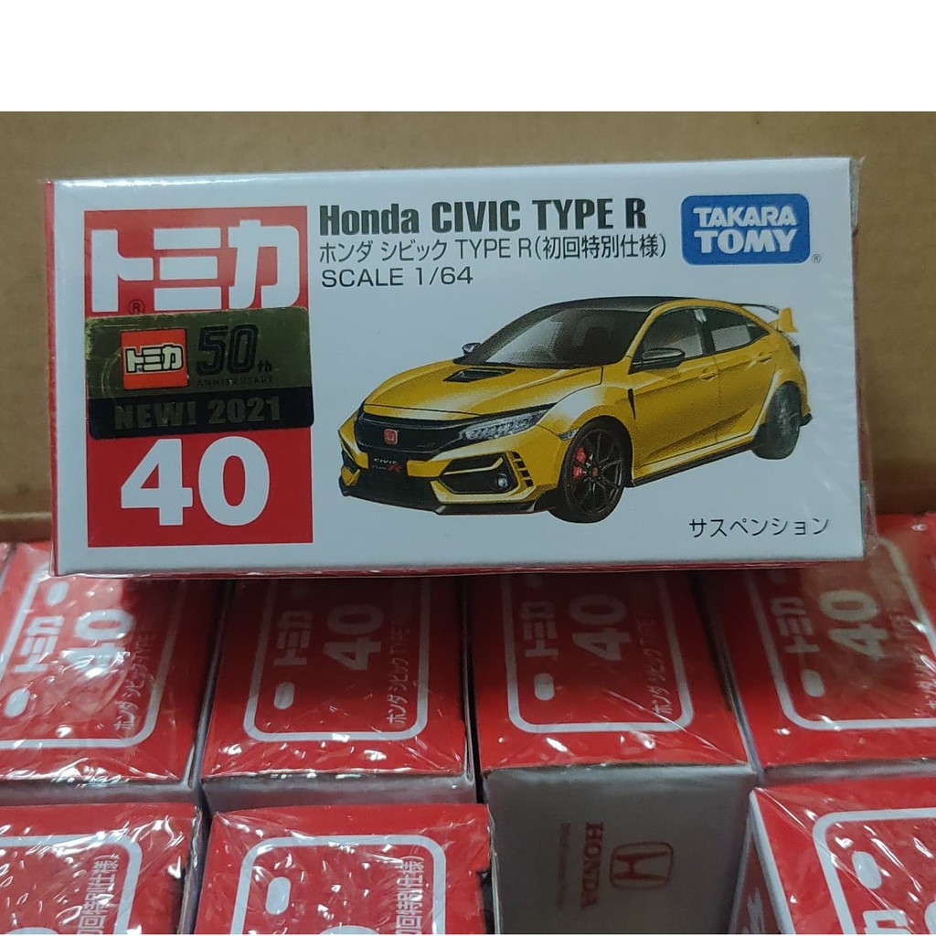 (現貨) Tomica 多美 40 NEW 2021 新車貼 Honda Civic Type R (初回)