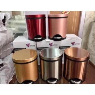 腳踏板不銹鋼垃圾桶 5L、8L、12L - 生活空間方便!