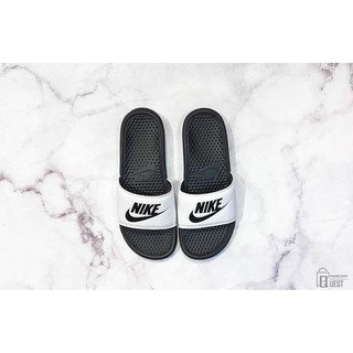 【QUEST】現貨 特價 NIKE BENASSI JDI SWOOSH 權志龍 GD 拖鞋 白 343880-100