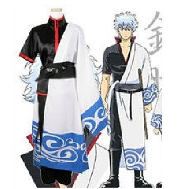 在台現貨銀魂cosplay 阪田銀時 銀時衣服 阿銀cos 服裝衣服道具五件套 蝦皮購物