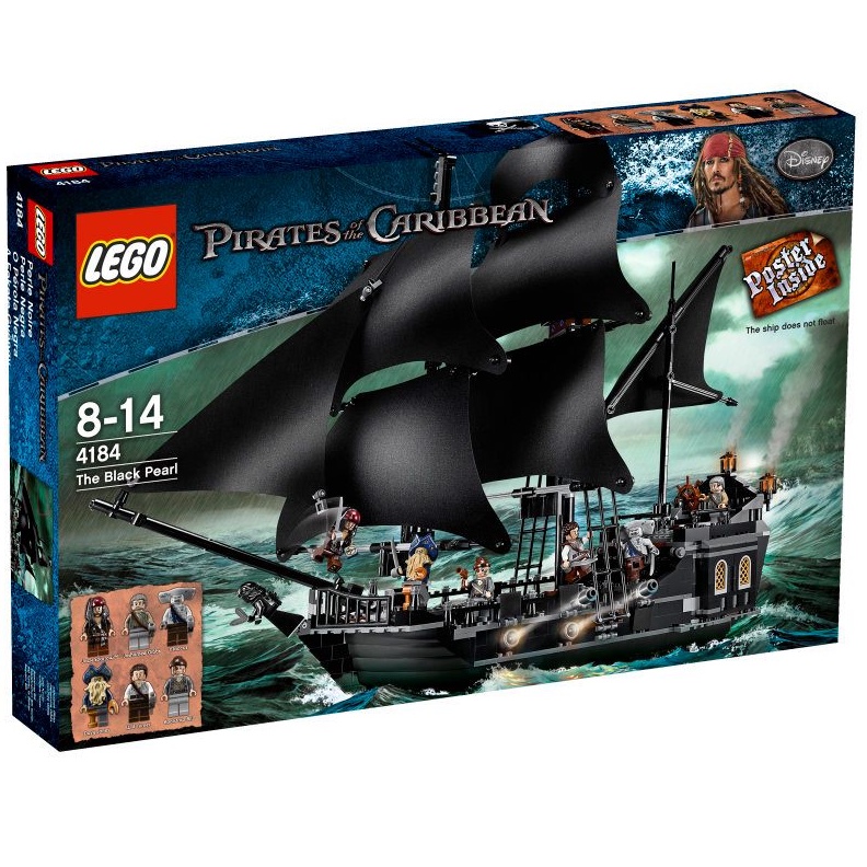 ［想樂］全新 樂高 Lego 4184 神鬼奇航 THE BLACK PEARL 黑珍珠號 海盜船