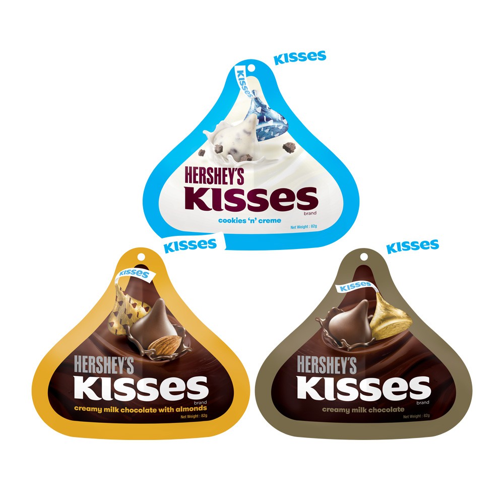 【蝦皮特選】Hersheys 好時 Kisses水滴巧克力 巧酥可可/杏仁夾餡牛奶/牛奶 巧克力 水滴