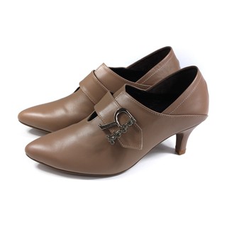 HUMAN PEACE 尖頭跟鞋 可可色 女鞋 073545VB no369