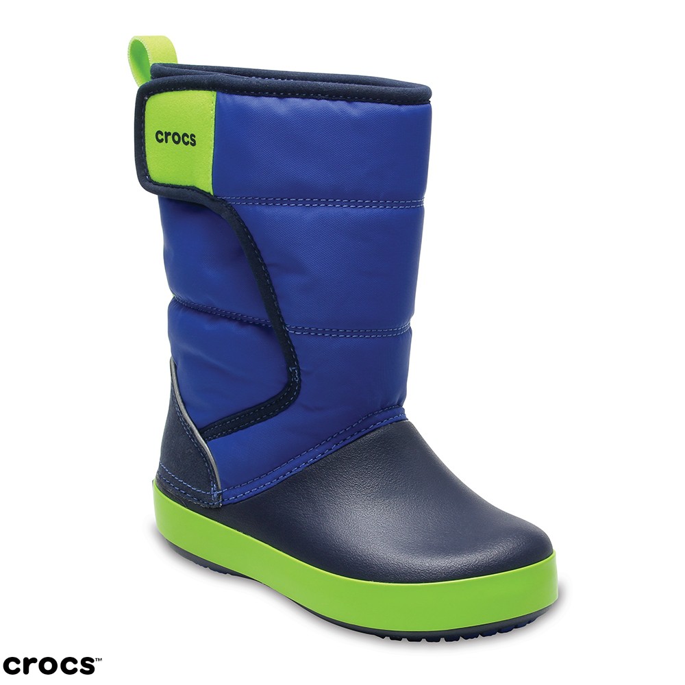Crocs卡駱馳(童鞋)雪地洛基靴-204660-4HD_洞洞鞋