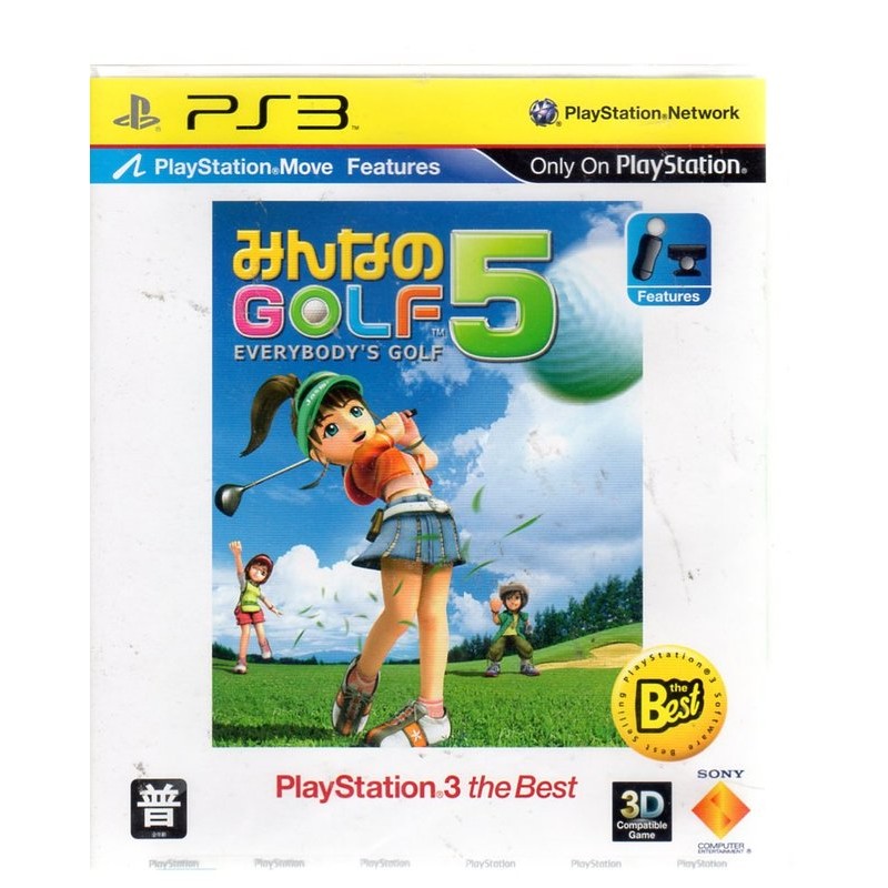 PS3遊戲 MOVE 全民高爾夫 5 Everybody's Golf 5 日文亞版【魔力電玩】