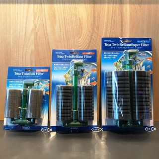 Tetra 德彩【T雙管生化過濾器 S/M/L型】內行玩家專用 水妖精 精緻棉 培菌效果超好 氣動式過濾器