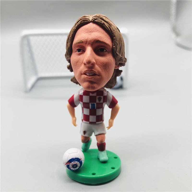 足球明星玩偶 2022 年新款克羅地亞球員玩偶 10 個 Luka Modric 公仔
