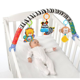 現貨〔嬰兒玩具】Sozzy多功能床掛 斑馬車夾 ♥ 寶寶玩具 安撫玩具 ♥ 嬰兒床玩具 BB 鈴鐺 嬰兒床鈴 床夾.