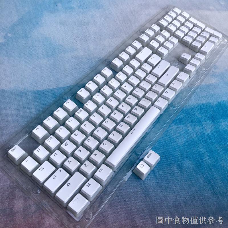 熱賣CORSAIR鍵帽 適用海盜船PBT 布丁雙皮奶透光鍵帽 K68 K70 K95黑色