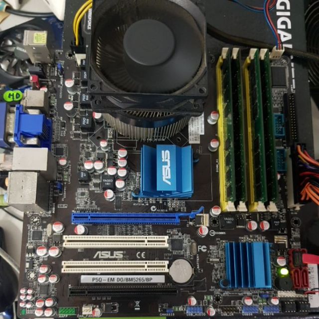 華碩P5Q-EM DO+Q9500+8G記憶體
