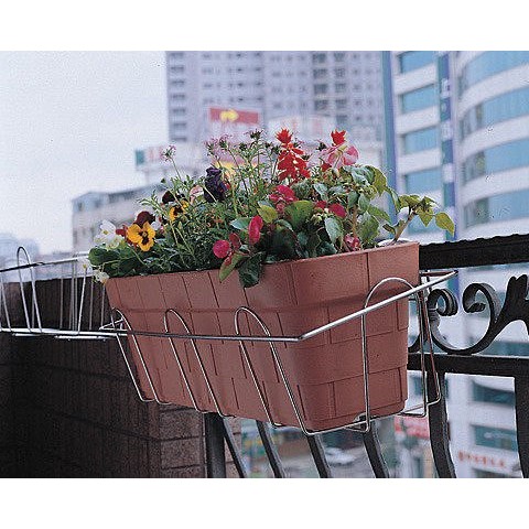#304不銹鋼花架壁掛花台，吊掛花籃，放置長方花盆，材料實在純度可靠 花架 花盆架 不鏽鋼
