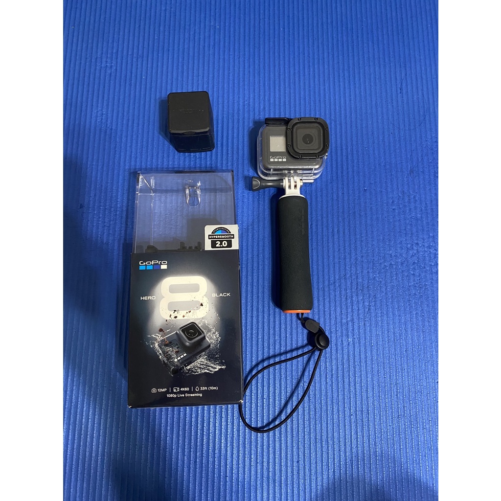 Gopro8(原廠防水殼+原廠電池+原廠漂浮手把+64G記憶卡) 二手