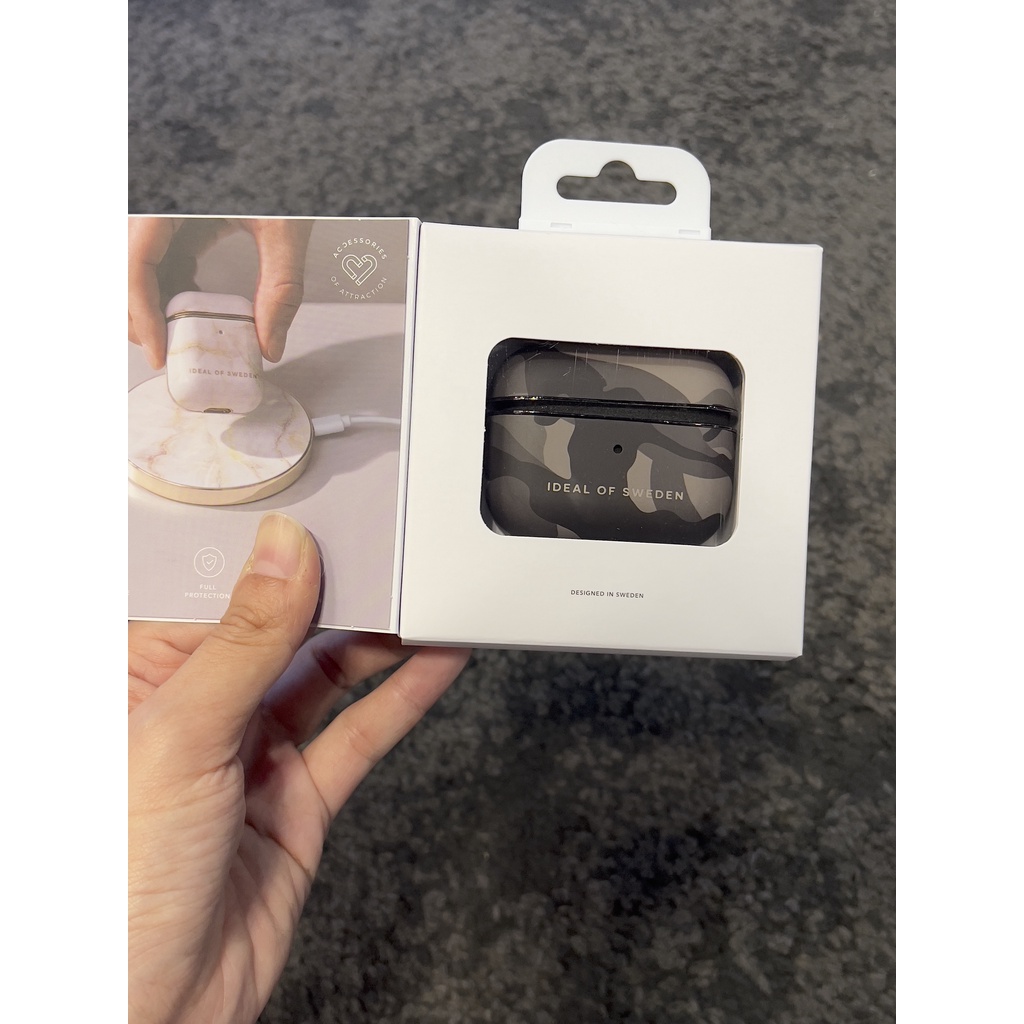 Ideal Of Sweden 全新未拆 AirPods Pro / AirPods 3 耳機殼 經典迷彩灰大理石