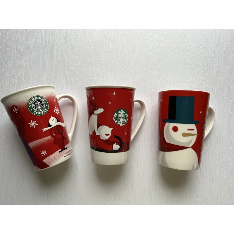星巴克 Starbucks 2010-2012耶誕雪人 TOGO杯 馬克杯 水杯 限量 12oz