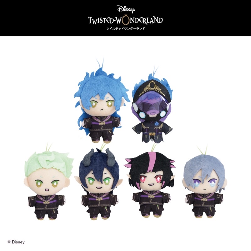 迪扭 扭曲仙境 11cm 式典服 景品娃娃 Malleus Lilia Idia SEGA ツイステ 迪士尼扭曲樂園醜娃