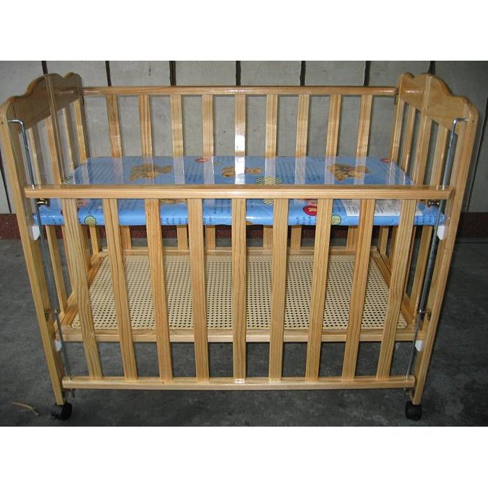 折合嬰兒床(原木色中床、大床)台灣製造