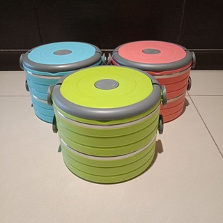 隔熱雙層不鏽鋼便當盒，餐盒，提盒，食物儲存盒