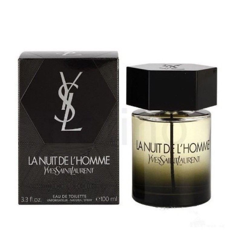 YSL LA NUIT DE L'HOMME 天之驕子夜幕版男性淡香水*搬家出清便宜賣