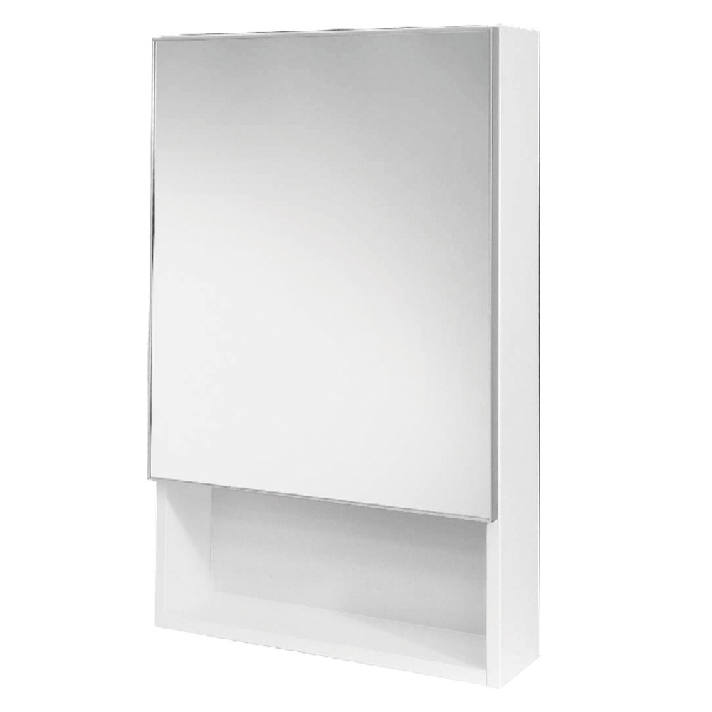 I-HOME 收納鏡櫃6058 高80公分 白色 防水抗潮 發泡櫃 (訂製門下訂備註左或右開) 浴室收納 吊櫃