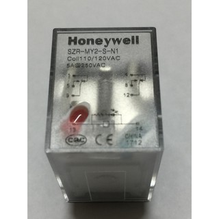 Honeywell繼電器 型號:SZR-MY2-S-N1 110/120V