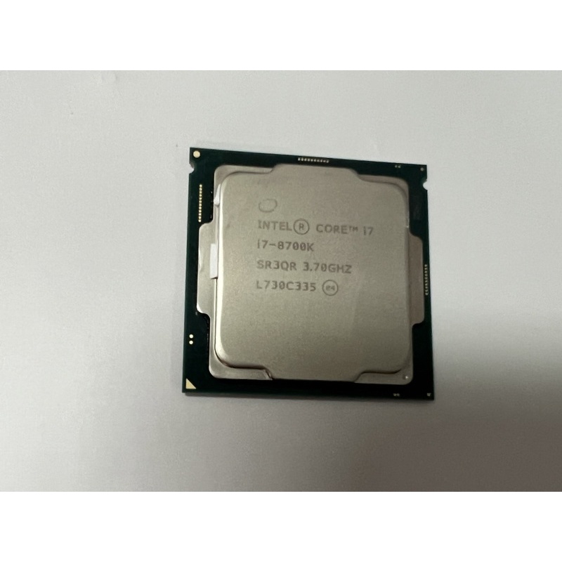 電腦雜貨店～二手美品 最頂級intel Core i7-8700K 1151腳位 八代CPU 二手良品 $4900