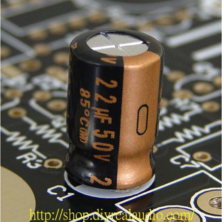 日系 Nichicon MUSE KZ 22uF/50V 庫存新品接腳可能有些許氧化
