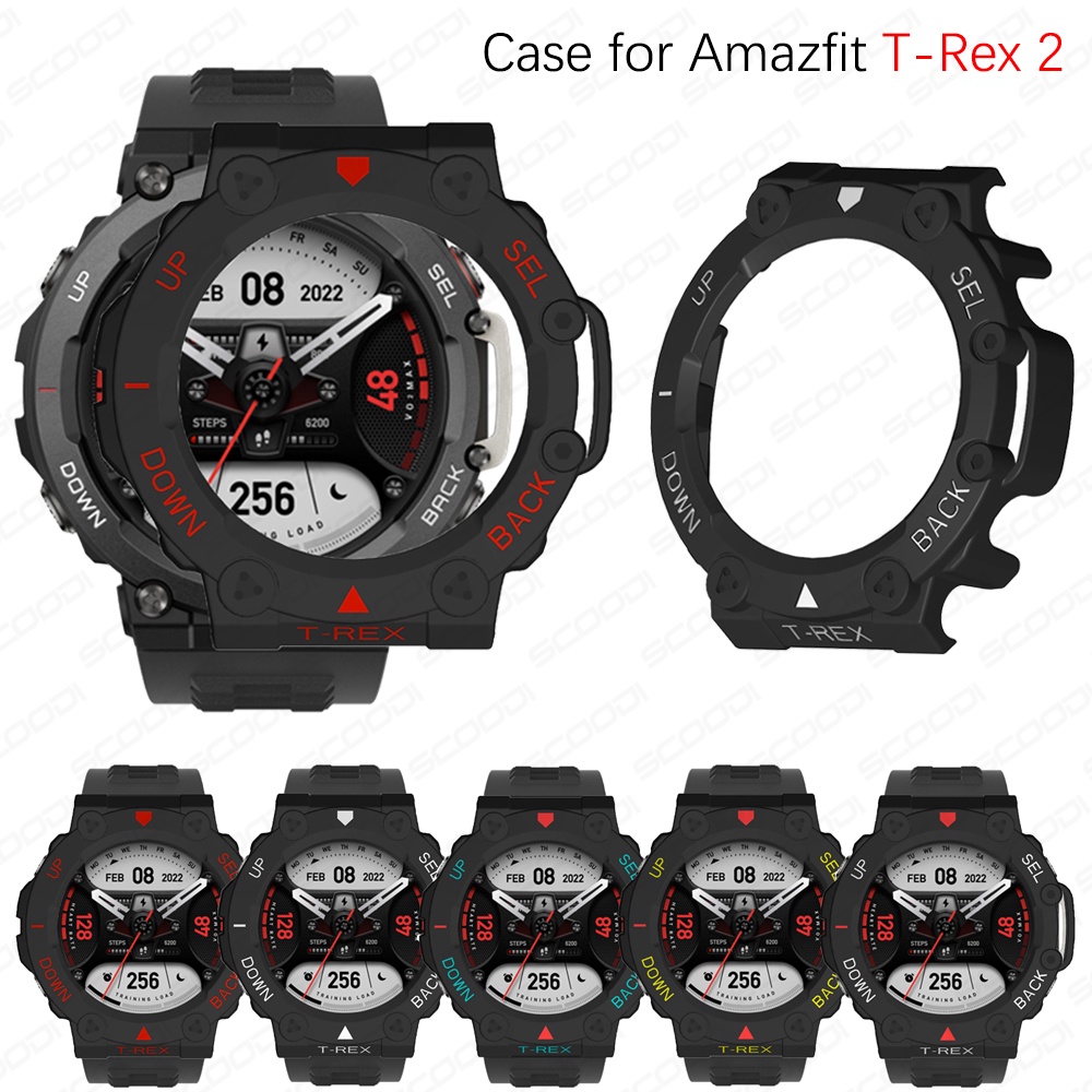 適用於 Amazfit T-Rex 2 智能手錶保護殼框架的 PC 保護套保護套