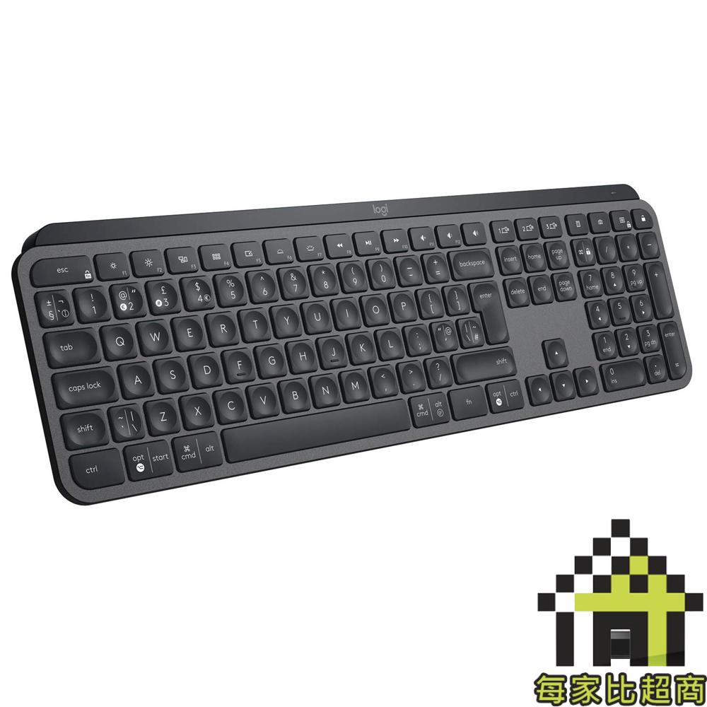 羅技 MX KEYS S 無線+藍牙 炫光 鍵盤  920-011596 Logitech【每家比】