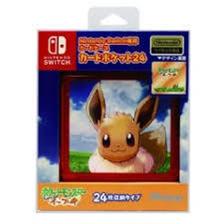 日本進口 Nintendo Switch 精靈寶可夢 伊步 24片裝 遊戲收納盒