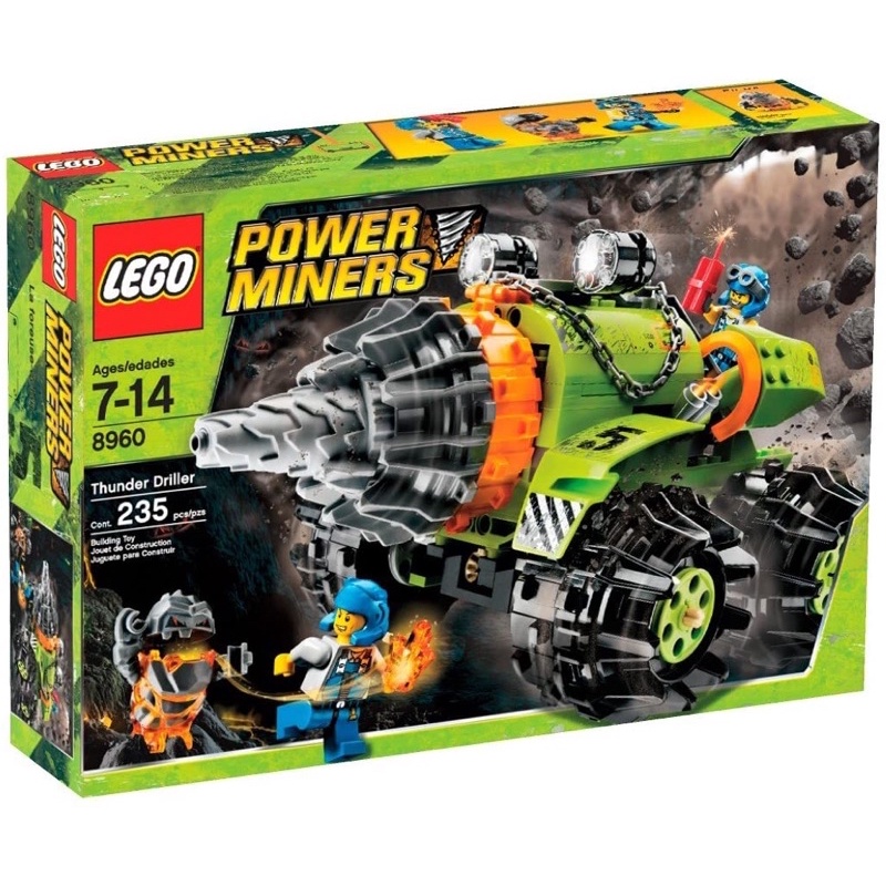 ®️樂高 LEGO®︎ 8960 ⚠️二手 POWER MINERS 系列 重型挖掘機 橘色 小石怪  二手