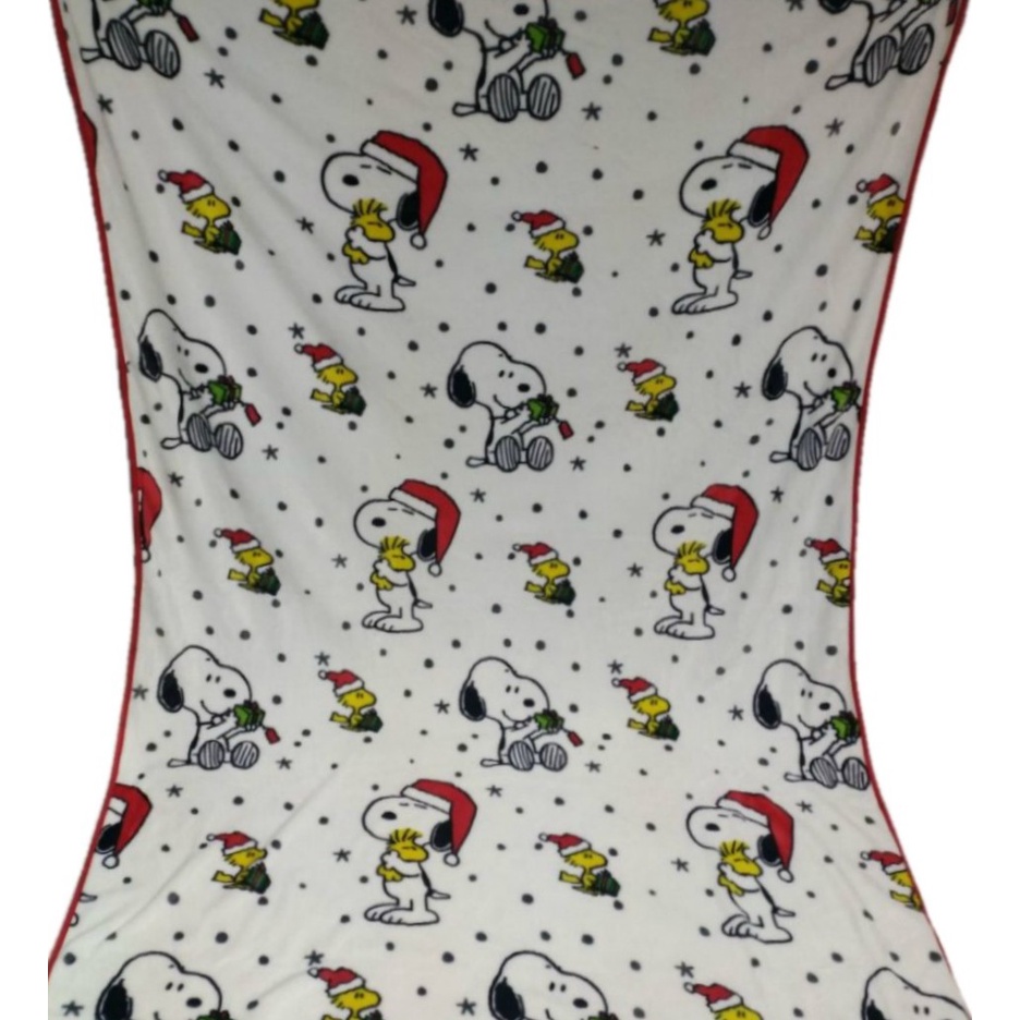 [現貨]史努比毛毯 XMAS聖誕節風格Snoopy 花生漫畫空調毯 復古午睡宿舍 交換生日禮品