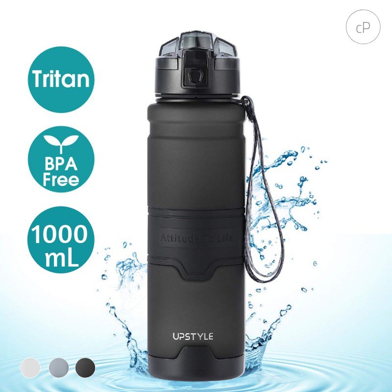 【大容量】Upstyle Tritan彈蓋運動水壺 1000mL 彈跳水壺 健身水杯水壺 運動水杯 彈蓋 水壺 水瓶
