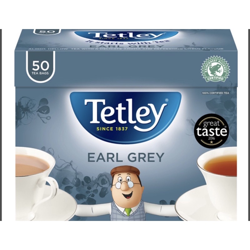 【Tetley泰特利】英國裸包5入分享包～沁涼薄荷，洋甘菊，南非國寶茶，伯爵茶分享包