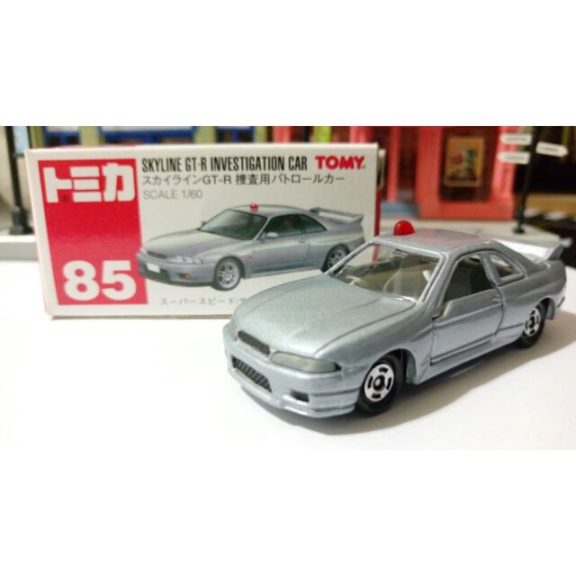 Tomica 紅標85 絕版稀有nissan Skyline Gt R Gtr R33 覆面警車 蝦皮購物