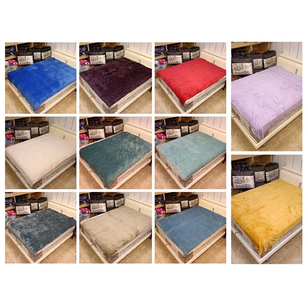 素色 法蘭絨 薄毛毯 140x190cm 多功能毛毯 沙發蓋毯