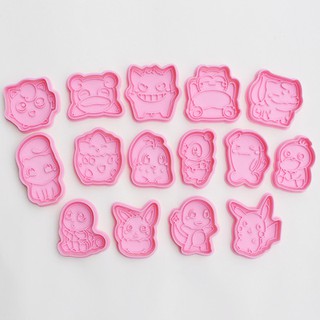 🌹甜食愛上我😋🌹 寶可夢 神奇寶貝 皮卡丘 伊布 傑尼龜 3D 列印 打印 立體 塑膠 餅乾模 餅乾模具 PLA