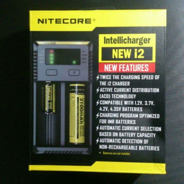 [玖電良品]Nitecore new i2 原廠18650鋰電池充電器 26650 22650 14500 14650