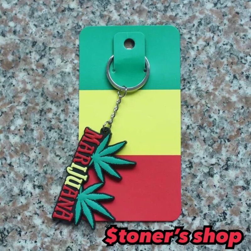 單面 麻葉 矽膠 鑰匙圈 key ring weed 嘻哈風 雷鬼 大麻 鑰匙扣 鑰匙 麻葉 鑰匙圈 共三款