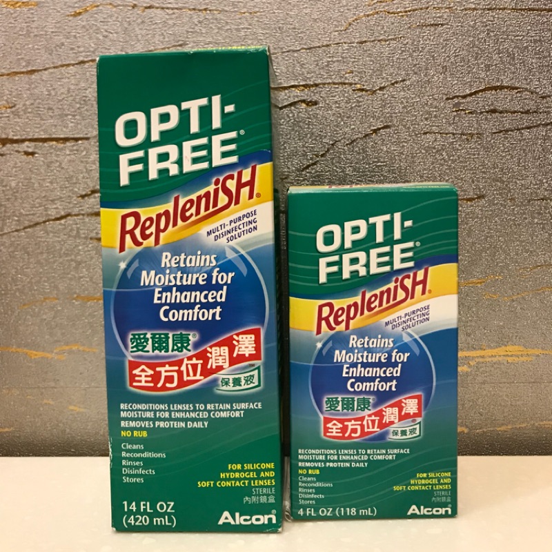 Opti-free 愛爾康全方位滋潤保養液420+118ml