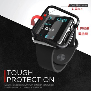 當天出貨 特價 🏆X Doria Apple Watch 1/2/3/4代42/44mm鋁合金保保護套殼金屬防摔