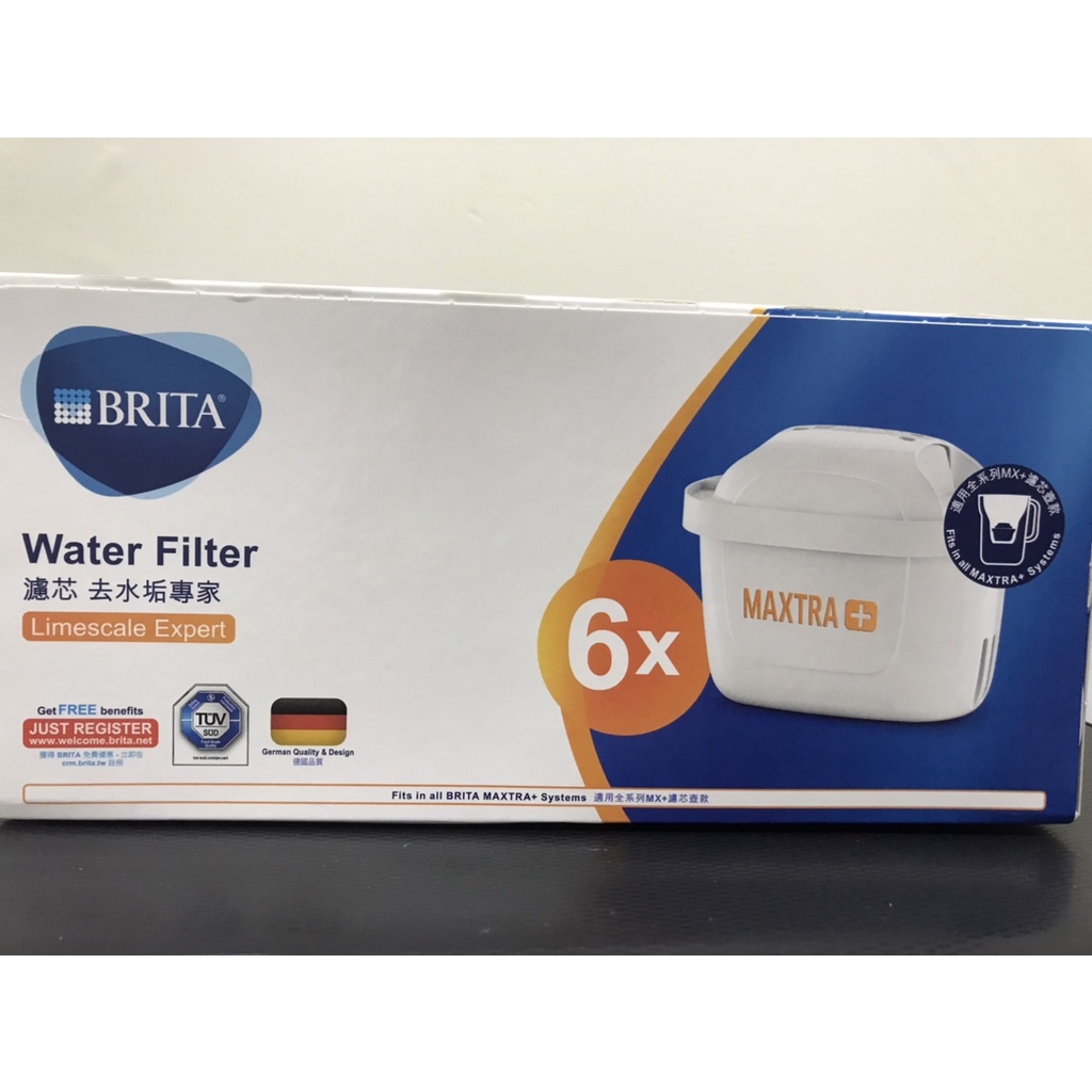 全新!!雲端發票 德國製 BRITA MAXTRA Plus 濾芯-去水垢專家 效期2025/4/9 6入裝