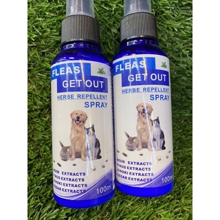 JIN 勁蚤滾草本噴劑 100ml 臺製百無一蝨 犬貓 天然除蚤噴劑 除蚤噴劑 除蚤 天然
