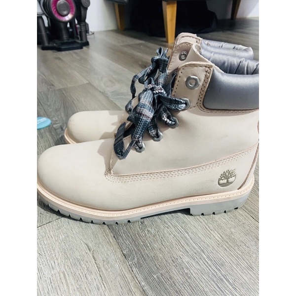 Timberland  女中長靴 女靴 登山靴 時尚長靴 淡粉色 US6.5