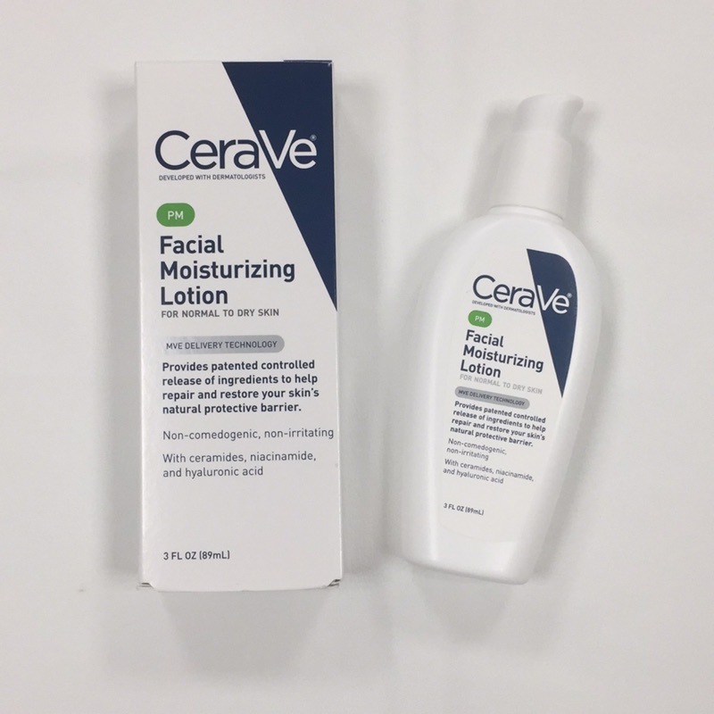 CeraVe PM Facial Moisturizing Lotion 夜用面部保濕乳液 89ML