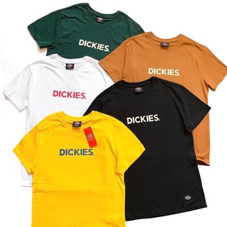 DICKIES.CO LOGO TEE 白黑 白深藍 白綠 拼接 棒球 短T 黑袖 男女 小紅標 韓國公司貨