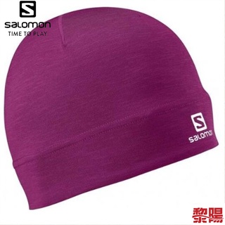 Salomon 法國 Active Beanie 保暖帽 紫紅 舒適/貼合/保暖 41SL353121