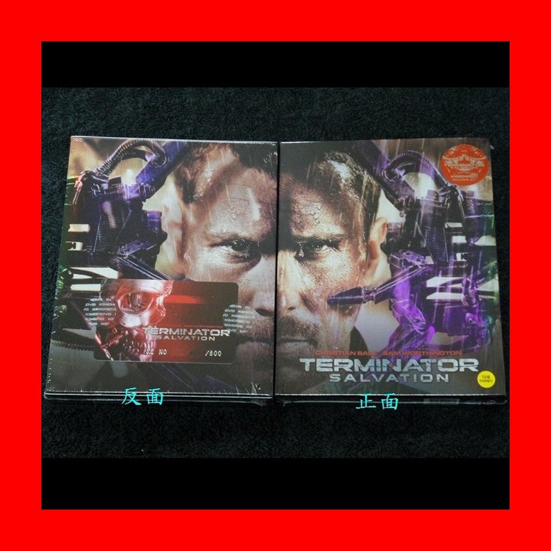 【BD藍光】魔鬼終結者4 未來救贖：外紙盒限量鐵盒版(A1款)Terminator(台灣繁中字幕)